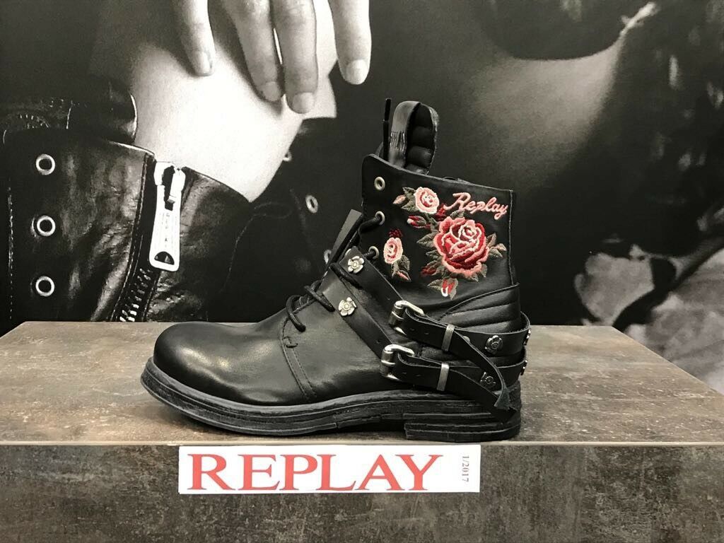 Biker boots shops replay