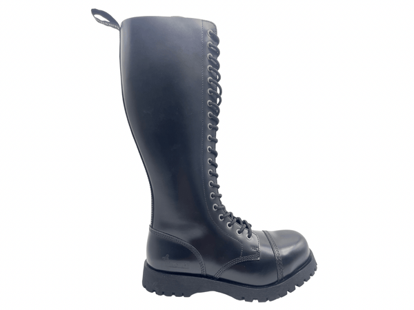 Darksteyn Schuhe 20 Eye Ranger Premium Boots Black Springerstiefel