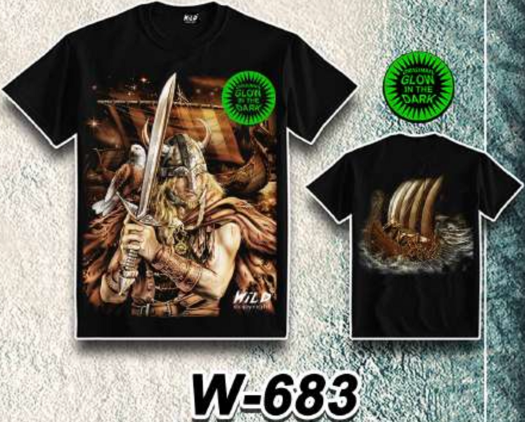 WILD - Glow in the Dark T-Shirt Wikinger W-683