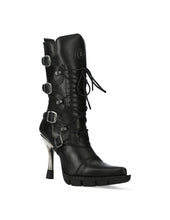 Lade das Bild in den Galerie-Viewer, New Rock BOOT BLACK NEW M-9373-S13 Echtleder Stiefel Boots Schwarz
