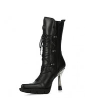 Lade das Bild in den Galerie-Viewer, New Rock BOOT BLACK NEW M-9373-S13 Echtleder Stiefel Boots Schwarz
