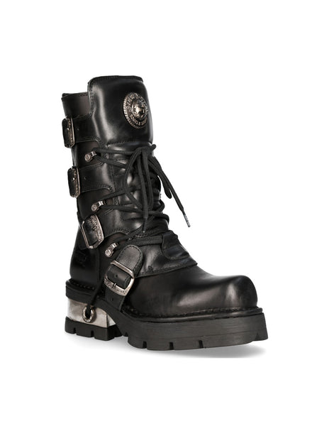 New Rock Schuhe Boots M.373-S1 Stiefel Bikerstiefel Gothic Unisex Classic Echtleder