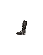 Lade das Bild in den Galerie-Viewer, New Rock Schuhe High Boots M-MR009-C1 Stiefel Gothic Echtleder
