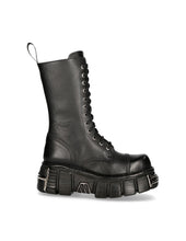 Lade das Bild in den Galerie-Viewer, New Rock Schuhe Shoes Boots Stiefel M-MILI211-C9 Echtleder
