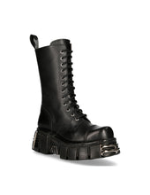 Lade das Bild in den Galerie-Viewer, New Rock Schuhe Shoes Boots Stiefel M-MILI211-C9 Echtleder
