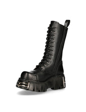 Lade das Bild in den Galerie-Viewer, New Rock Schuhe Shoes Boots Stiefel M-MILI211-C9 Echtleder
