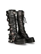 Lade das Bild in den Galerie-Viewer, New Rock Schuhe Boots Stiefel HIGH BOOT METALLIC M-272-C34
