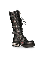 Lade das Bild in den Galerie-Viewer, New Rock Schuhe Boots Stiefel HIGH BOOT METALLIC M-272-C34
