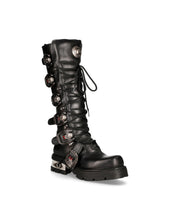 Lade das Bild in den Galerie-Viewer, New Rock Schuhe Boots Stiefel HIGH BOOT METALLIC M-272-C34
