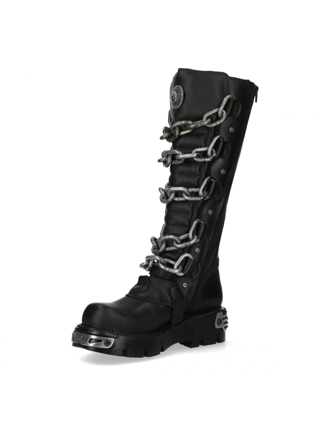 New Rock Schuhe Shoes Boots Stiefel M-718-C2 Gothic Echtleder Ketten