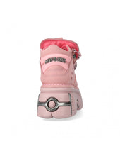 Lade das Bild in den Galerie-Viewer, New Rock Plateau Ankle Boots Metallic M-106-C158 Pink Rosa
