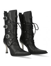 Lade das Bild in den Galerie-Viewer, New Rock BOOT BLACK NEW M-9373-S2 Echtleder Stiefel Boots Schwarz
