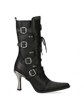 Load image into Gallery viewer, New Rock M-TR003-S1 Platform Genuine Leather Boots Black
