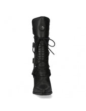 Lade das Bild in den Galerie-Viewer, New Rock BOOT BLACK NEW M-9373-S2 Echtleder Stiefel Boots Schwarz
