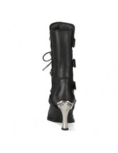 Lade das Bild in den Galerie-Viewer, New Rock BOOT BLACK NEW M-9373-S2 Echtleder Stiefel Boots Schwarz
