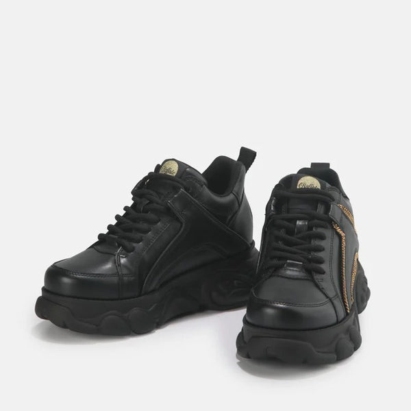 BUFFALO CLD Corin Chain Sneaker Low Vegan Schwarz