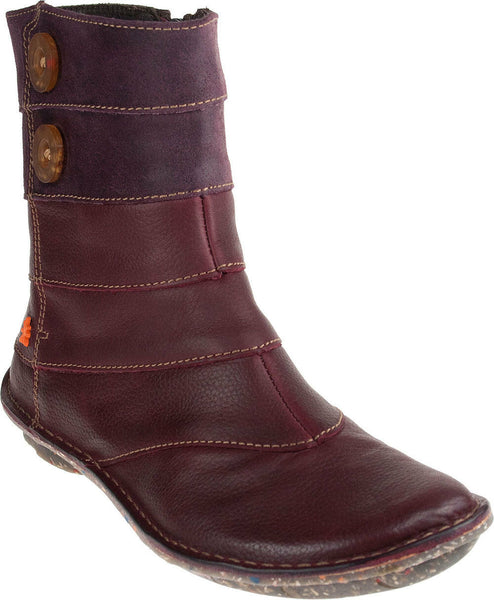 The ART Company Schuhe Granada Purple 857 Damenschuhe Stiefel Stiefelette Leder