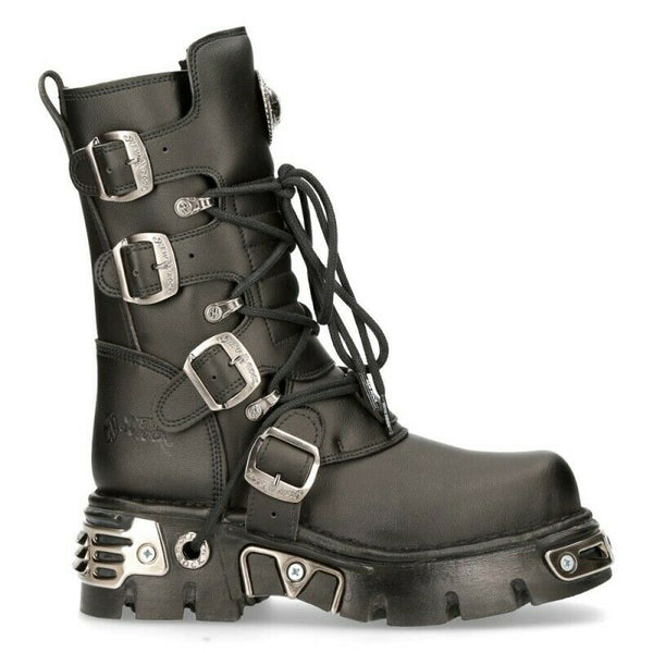 New Rock Schuhe Shoes Boots Stiefel M.373-S7 Vegan Bikerstiefel Gothic NEU