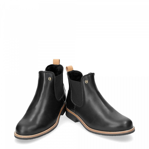 Panama Jack Women's Chelsea Boots Giordana Black Nappa Waterproof