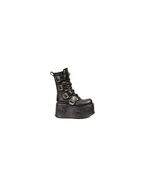 New Rock BOOT METALLIC M-1473-S3 Plateau Echtleder Unisex